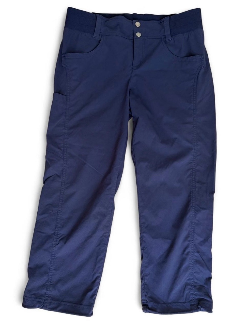 Title Nine Clamber Capri Women’s Sz. 10 Navy Blue Hiking Pants